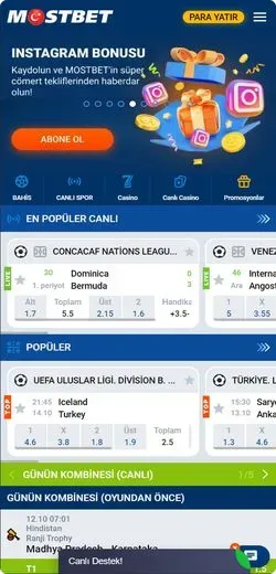 mostbet bahisleri